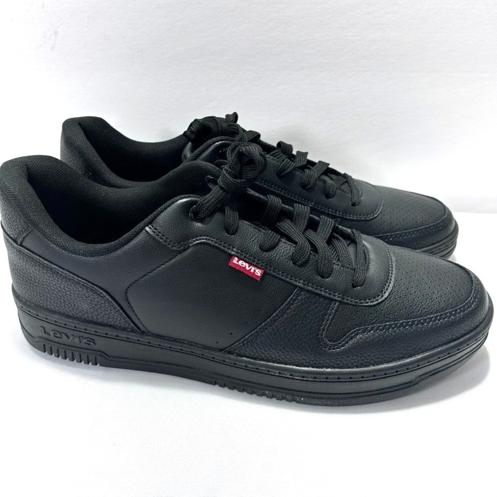 Levi's Men's Drive Lo Sneaker Black US 12M Synthetic - Outer Faux Leather - Picture 3 of 8